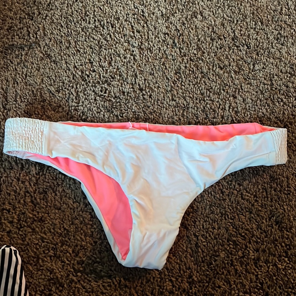 White swim bottoms